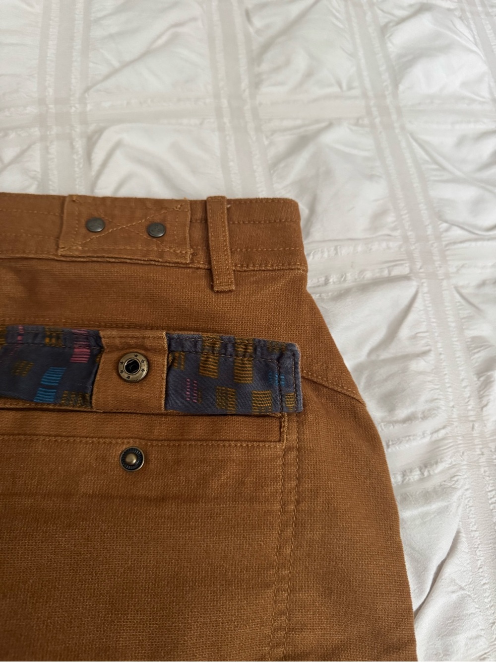 NWOT | Prana | Mini A-Line Nikit Skirt | Walnut | Size 6 - Picture 7 of 8